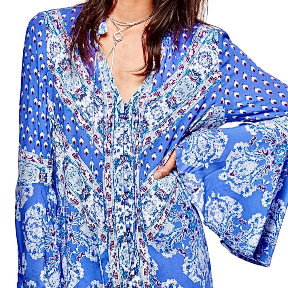πΊπHPππΊ NWOT Free People Magic Mystery Tunic Dress - Picture 6 of 16
